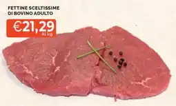 Mercatò Fettine sceltissime di bovino adulto offerta