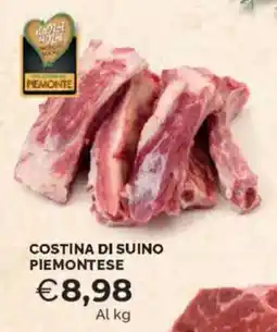 Mercatò Costina di suino piemontese offerta