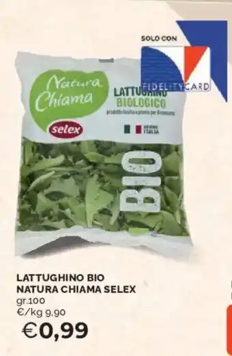 Mercatò Lattughino bio natura chiama SELEX offerta