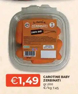 Mercatò Carotine baby ZERBINATI offerta