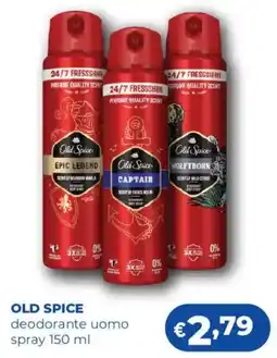 Acqua & Sapone OLD SPICE deodorante uomo spray offerta