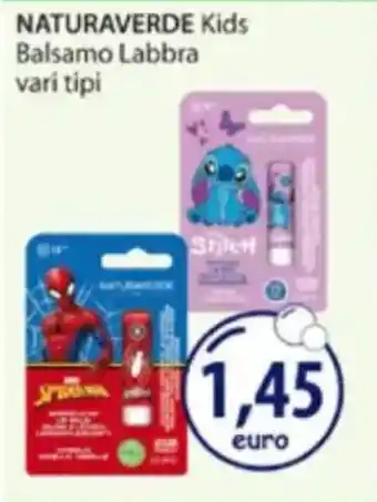Acqua & Sapone NATURAVERDE Kids Balsamo Labbra offerta
