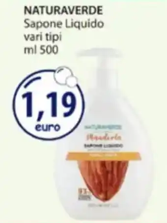 Acqua & Sapone NATURAVERDE Sapone Liquido offerta