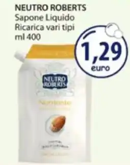 Acqua & Sapone NEUTRO ROBERTS Sapone Liquido Ricarica offerta