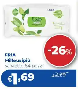 Acqua & Sapone FRIA Milleusipiù salviette 64 pezzi offerta