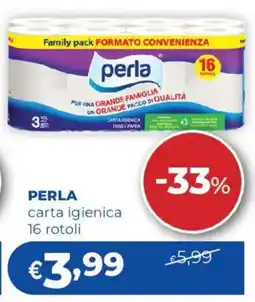 Acqua & Sapone PERLA carta igienica 16 rotoli offerta
