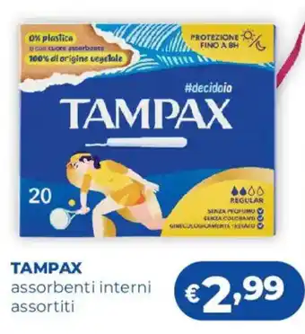 Acqua & Sapone TAMPAX assorbenti interni offerta