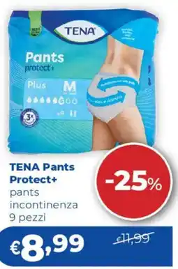 Acqua & Sapone TENA Pants Protect+ pants incontinenza offerta