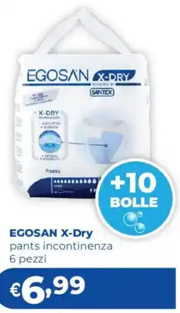 Acqua & Sapone EGOSAN X-Dry pants incontinenza offerta