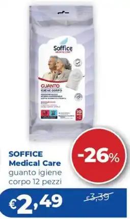 Acqua & Sapone SOFFICE Medical Care guanto igiene corpo offerta