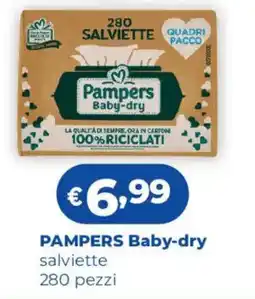 Acqua & Sapone PAMPERS Baby-dry salviette offerta
