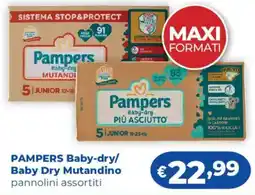 Acqua & Sapone PAMPERS Baby-dry/ Baby Dry Mutandino offerta