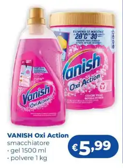 Acqua & Sapone VANISH Oxi Action smacchiatore gel polvere offerta
