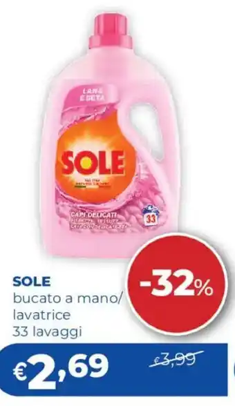 Acqua & Sapone SOLE bucato a mano/ lavatrice offerta