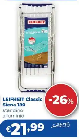Acqua & Sapone LEIFHEIT Classic Siena 180 offerta