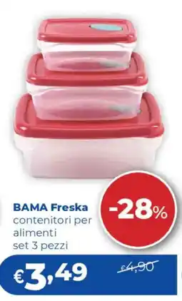 Acqua & Sapone BAMA Freska contenitori per alimenti offerta