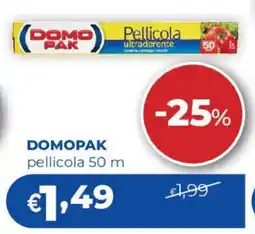 Acqua & Sapone DOMOPAK pellicola 50 m offerta