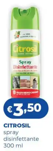 Acqua & Sapone CITROSIL spray disinfettante offerta