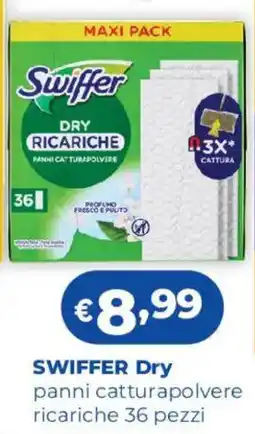 Acqua & Sapone SWIFFER Dry panni catturapolvere ricariche offerta