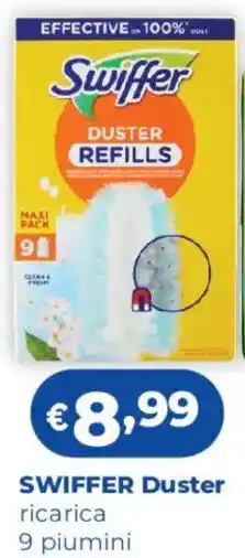 Acqua & Sapone SWIFFER Duster ricarica 9 piumini offerta