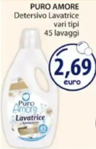 Acqua & Sapone PURO AMORE Detersivo Lavatrice offerta