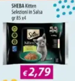 Acqua & Sapone SHEBA Kitten Selezioni in Salsa offerta