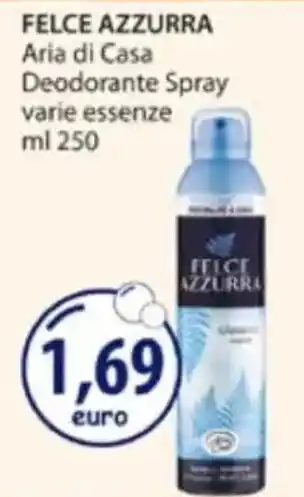Acqua & Sapone FELCE AZZURRA Aria di Casa Deodorante Spray offerta