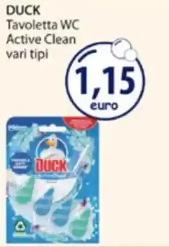 Acqua & Sapone DUCK Tavoletta WC Active Clean offerta