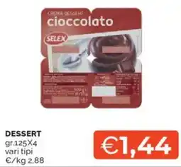 Mercatò Selex dessert offerta