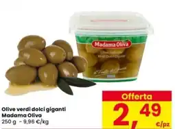 Interspar Olive verdi dolci giganti Madama Oliva offerta