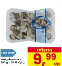 Interspar Take away Vongola verace offerta