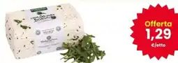 Interspar Formaggio fresco a pasta morbida arricchito con rucola offerta
