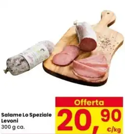 Interspar Salame Lo Speziale Levoni offerta
