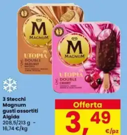 Interspar 3 Stecchi Magnum Algida offerta