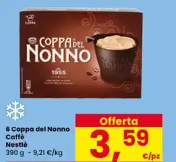Interspar 6 Coppa del Nonno Caffè Nestlè offerta