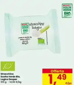 Interspar Stracchino Scelta Verde Bio, Logico Despar offerta