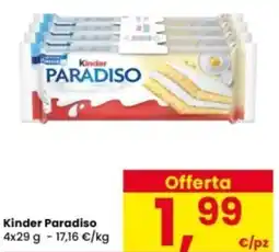 Interspar Kinder Paradiso offerta