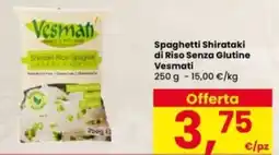 Interspar Spaghetti Shirataki di Riso Senza Glutine Vesmati offerta