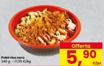 Interspar Pokè riso nero offerta
