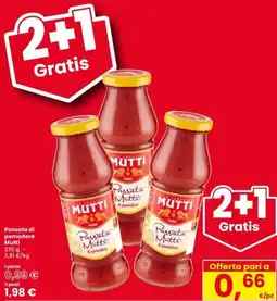 Interspar Passata di pomodoro Mutti offerta