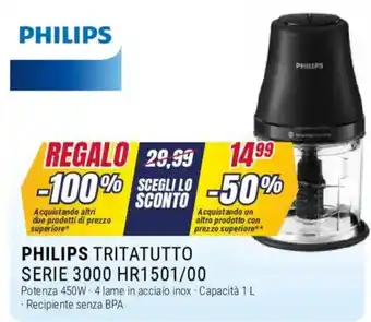 PHILIPS TRITATUTTO SERIE 3000 HR1501/00