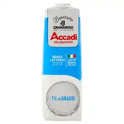 Spazio Conad LATTE SENZA LATTOSIO BENESSERE ACCADÌ GRANAROLO offerta
