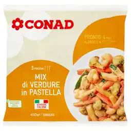 Spazio Conad MIX DI VERDURE IN PASTELLA CONAD offerta