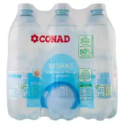 Spazio Conad ACQUA MINERALE CONAD offerta