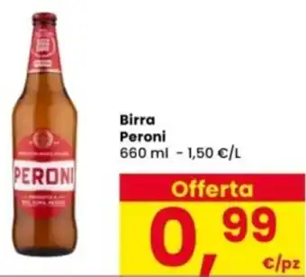 Interspar Birra Peroni offerta