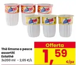 Interspar The limone o pesca assortiti Estathé offerta