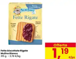 Interspar Fette biscottate Rigate Mulino Bianco offerta