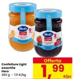 Interspar Confetture Light Hero offerta