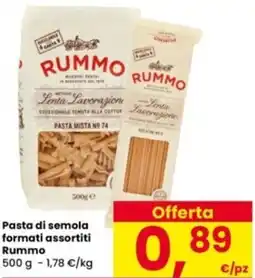Interspar Pasta di semola Rummo offerta
