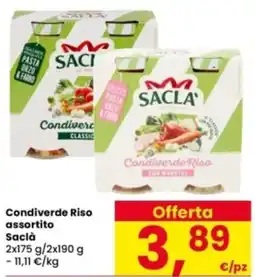 Interspar Condiverde Riso Sacla offerta